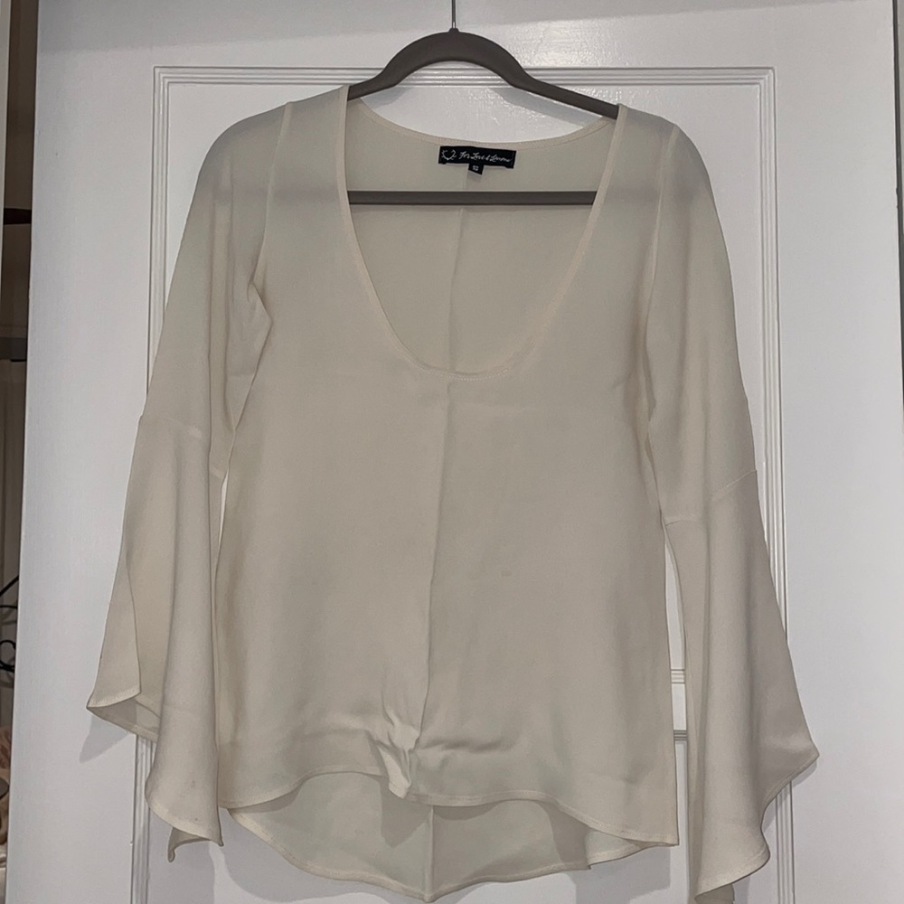 Preowned for love & lemons extra small blouse